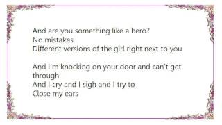 Charlotte Martin - Something Like a Hero Lyrics