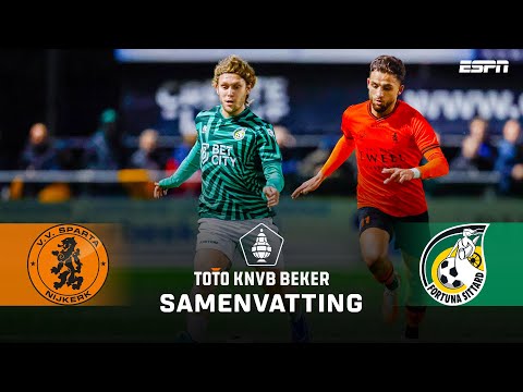 HALILOVIC moet MINUTEN WACHTEN op nemen PENALTY🤯 | Samenvatting Sparta Nijkerk - Fortuna Sittard