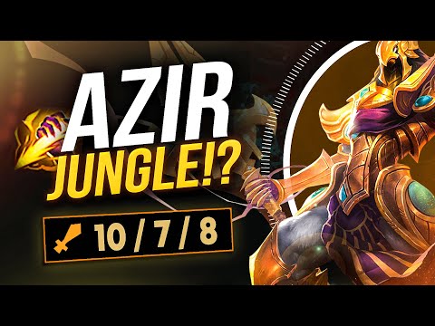 HIGH ELO AZIR JUNGLE CARRY! | League of Legends