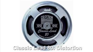 Video thumbnail for Sound Clips: Classic Lead 80: Distortion by CelestionUK