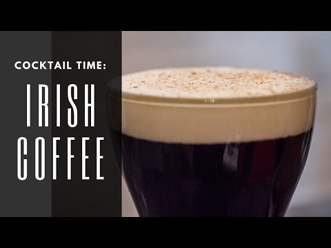 Cocktail time: How to make a delicious Irish coffee at home