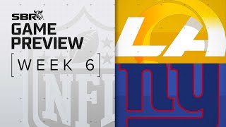 NFL Picks Week 6 🏈 | Rams vs. Giants + Best Bets And NFL Predictions