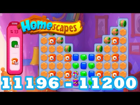 Homescapes Level 11196 - 11200 HD 3 - match puzzle Gameplay | android | IOS | 11197 | 11198 | 11199