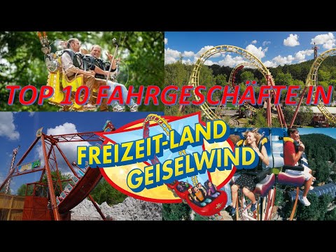 Top 10 Fahrgeschäfte im Freizeitland Geiselwind