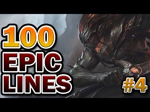 100 Epic Lines from League of Legends