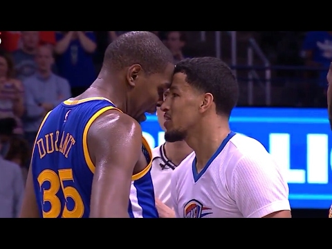Kevin Durant and Andre Roberson Fight