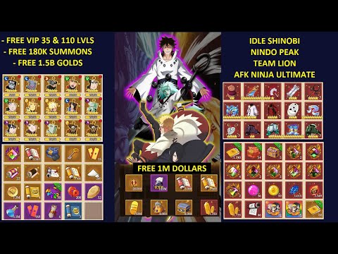 Everything Max - AFK Ninja Ultimate | Nindo Peak | Teaml Lion | Ninja Bros | Idle Shinobi | NInja