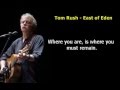Tom Rush - East of Eden - Lyrics