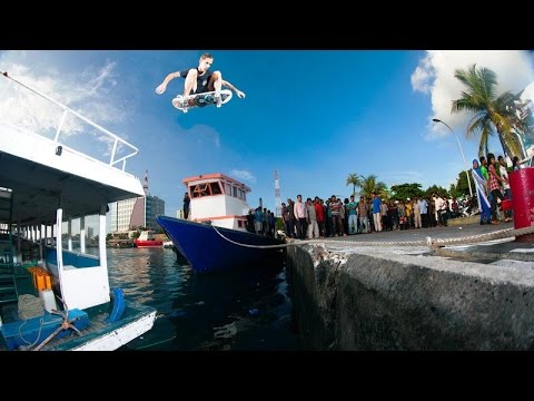 Street Skating On Boats In The Maldives with Nick Garcia & Friends  |  ISLAND HOPPING Part 1