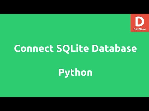 Connect SQLite Database using Python