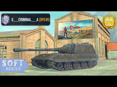 Jg.Pz.E100: 7100 Damage , 3 Frags - WOT BLITZ -