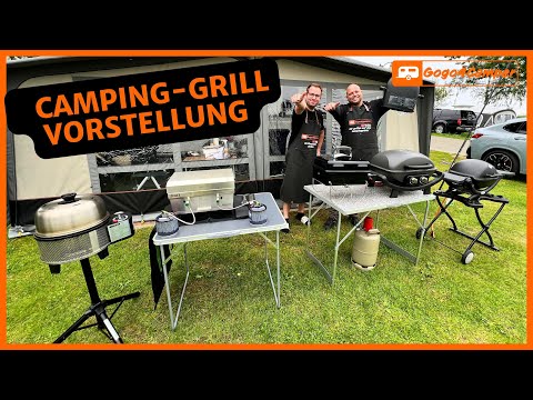 Presentation & test of 6 camping grills - From mini camping grills to large double burners with h...