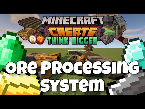 Rockit14 - Minecraft Create Mod Tutorial - Ore Processing System Ep 30