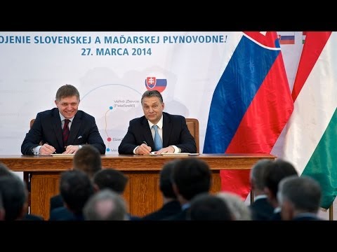 Történelmi jelentőségű a magyar-szlovák földgázhálózat...