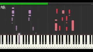 Shot In The Dark - Ozzy Osbourne | Adelina Piano synthesia tutorial
