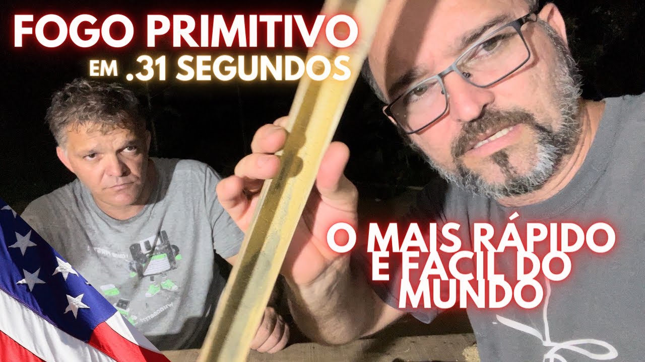 Como fazer fogo primitivo mais fácil. 0.31 segundos
