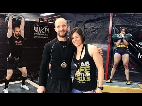 Crazy numbers in kettlebell sport long cycle by Denis Vasiliev and Kim Fox (2018)