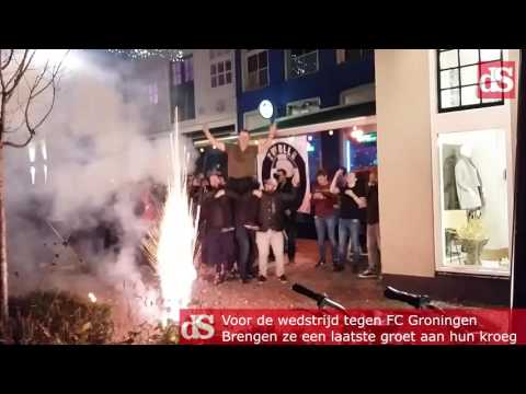 Supporters brengen laatste groet aan hun 'PEC Zwolle-café'