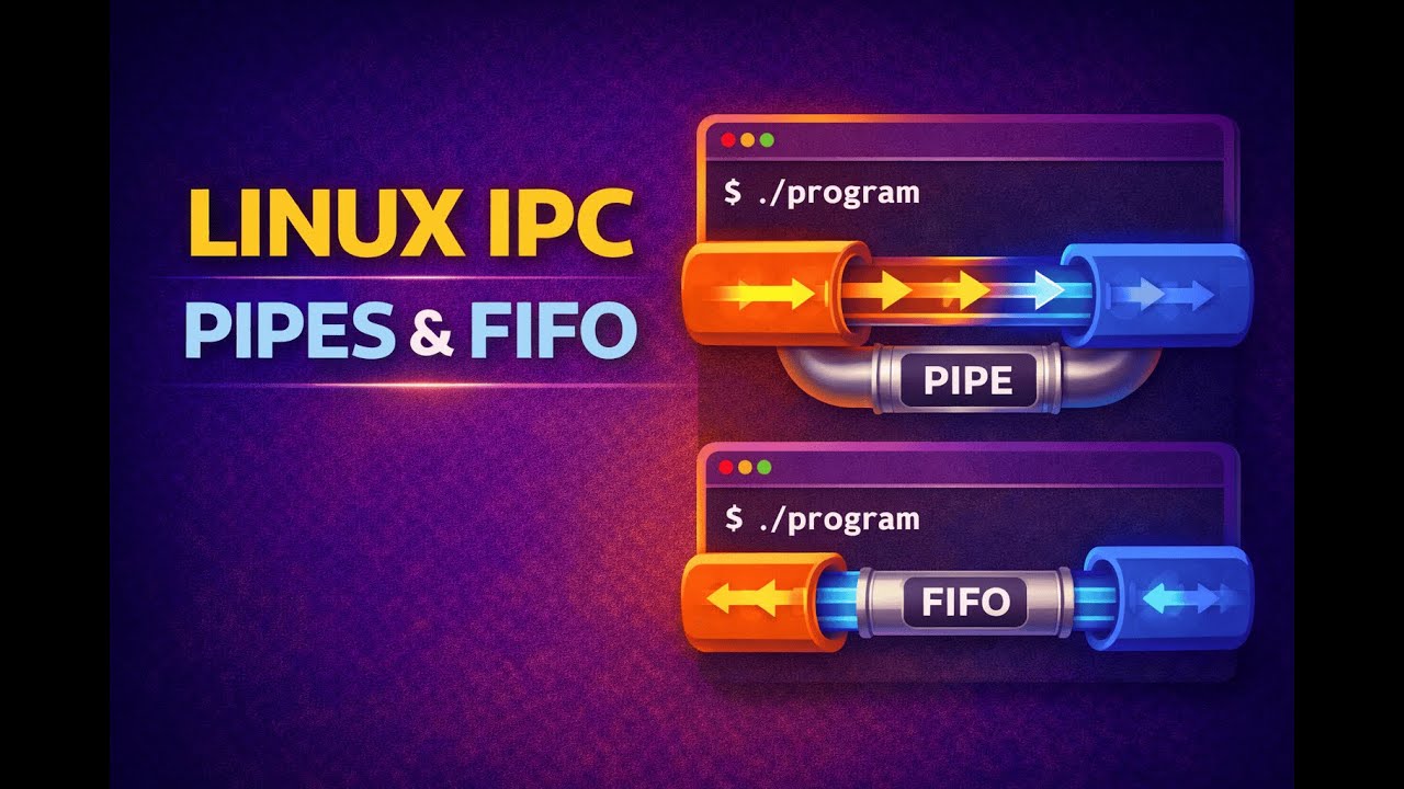 Linux IPC Explained | Pipes and FIFO (Inter Process Communication)