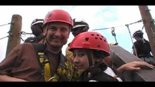 preview picture of video 'HAWAII--HILO-- JADE ON THE ZIP LINE 2010.'