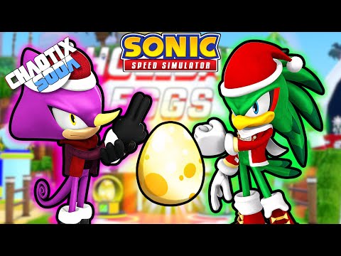 New Holiday Cheer Espio & Jet Skins in Sonic Speed Simulator