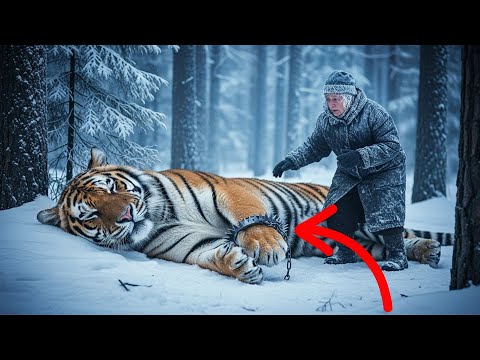 „Sama u zaleđenoj šumi, ona pronalazi džinovskog tigra zatrpanog pod snegom — a kraj šokira sve.”