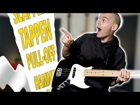 ALLE E-BASS TECHNIKEN in unter 6 Minuten