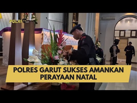 POLRES GARUT SUKSES AMANKAN PERAYAAN NATAL 2025