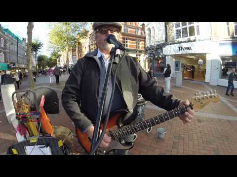 Rob Berry busking - Call me the Breeze