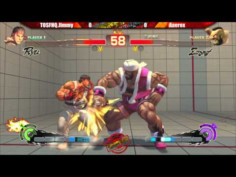 Summer's End - SSF4 AE ver.2012 - TOSFHQ_Jimmy vs Aaerox