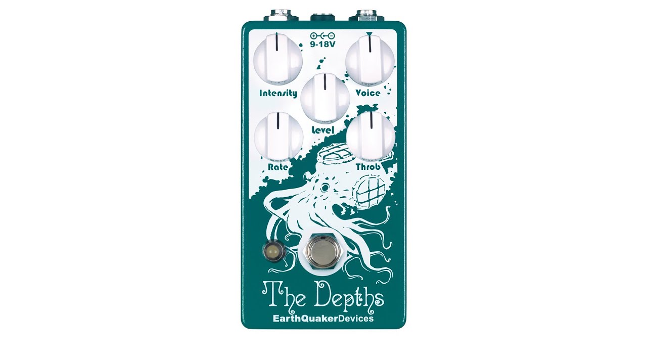EarthQuaker Devices The Depths v2 Optical Vibe Pedal