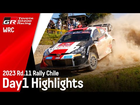 WRC 2023 ラリー・チリ ToyotaGazooRacingチームDay1ハイライト動画