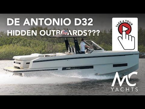 Luxury & Hidden Outboard Performance! - De Antonio D32 Walkthrough