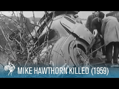 Mike Hawthorn Killed: A Formula One World Champion (1959) | British Pathé