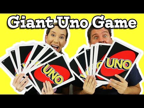 Giant Uno Game - It's So Crazy!!!
