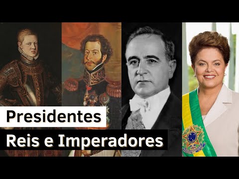 TODOS os governantes do Brasil desde 1500