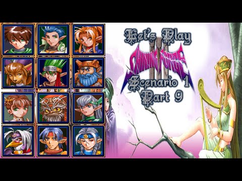 Let's Play Shining Force 3 (Scenario 1) 09: Where's the Blacksmith?!