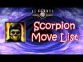 UMK3 Scorpion Move List