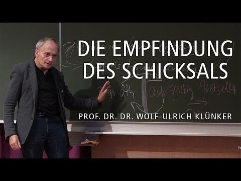 Die Empfindung des Schicksals – Wolf-Ulrich Klünker