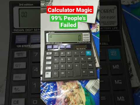 Calculator Magic Trick|| Science Hack || 🧒99% People's Failed #shorts #trending #science #facts