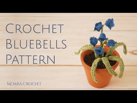 Crochet Bluebell Pattern with Moara Crochet
