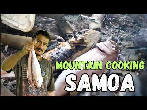 Cooking Fish the traditional Samoan way with Tau
