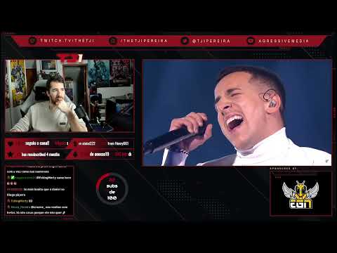 TJI REAGE A AUREA E FERNANDO DANIEL - SAVE YOUR TEARS AO VIVO