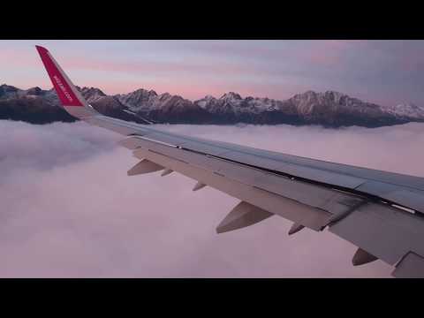 Landing at Poprad/Tatry in a Wizz Air UK A321
