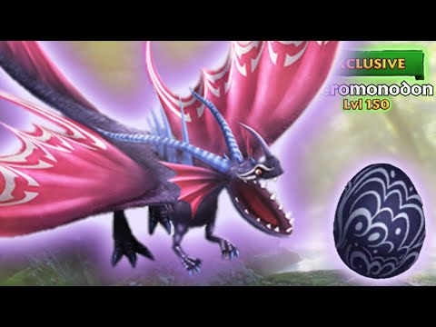 NECRONOMODON - New Exclusive Slithersong Max Level 150 Titan Mode | Dragons: Rise of Berk