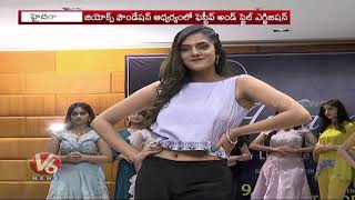 Models Participate Fashion Show in Taj Deccan,Hyderabad | V6 Telugu News