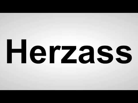 Herzass - Deutsche Aussprache