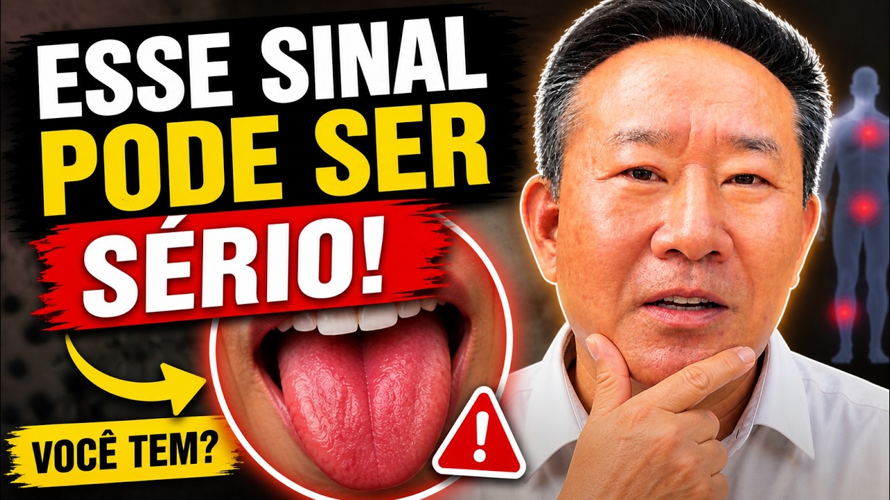 OLHE SUA LÍNGUA AGORA: ISSO PODE SER FALTA DE B12 | Peter Liu