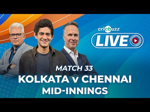 #KKRvCSK | Cricbuzz Live: Match 33: Kolkata v Chennai, Mid-inning show