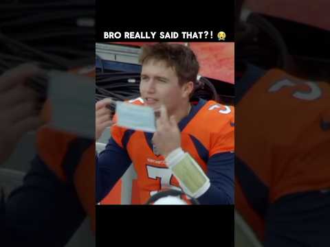 When Your QB Gets Caught Saying THIS 😂🏈 #NFL #Football #AmericanFootball #MicdUp #DrewLock